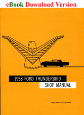 1958 Ford Thunderbird Shop Manual